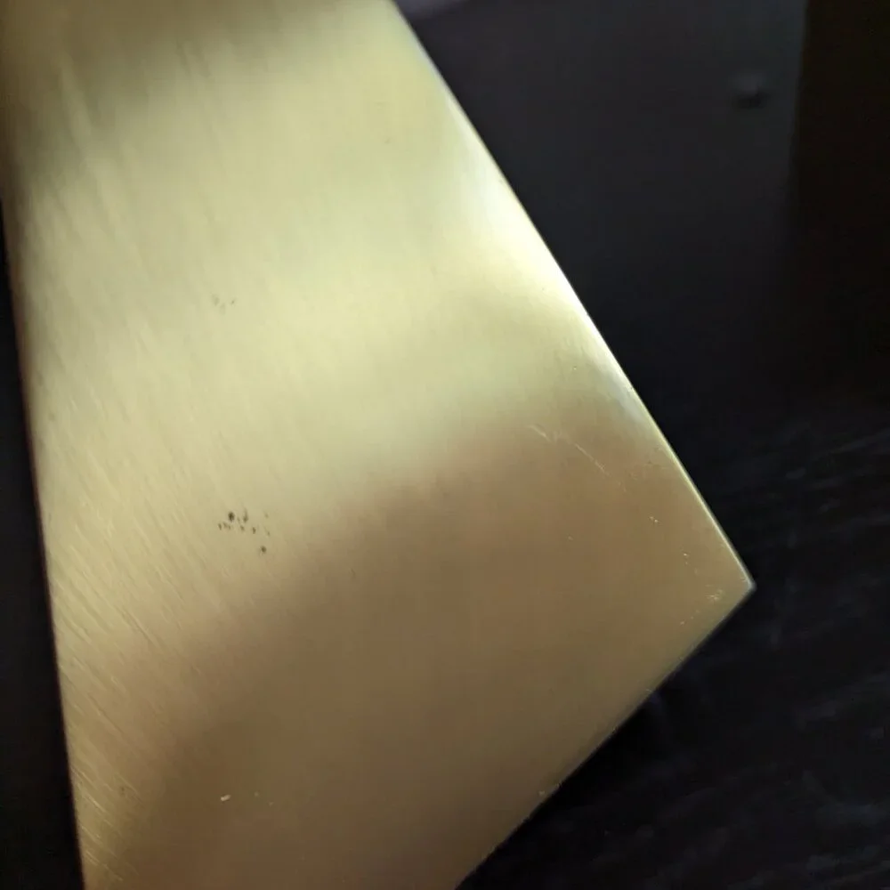Restoration Hardware RH Teen Brass Geometric Bookends